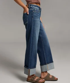 Jeans|Bottoms | BKE Payton Cropped Wide Leg Stretch Jean Casaldi 2