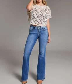 BKE Payton Flare Stretch Jean Foor Best