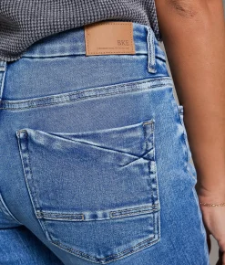 BKE Payton Skinny Stretch Cuffed Jean Winkle 3 Outlet