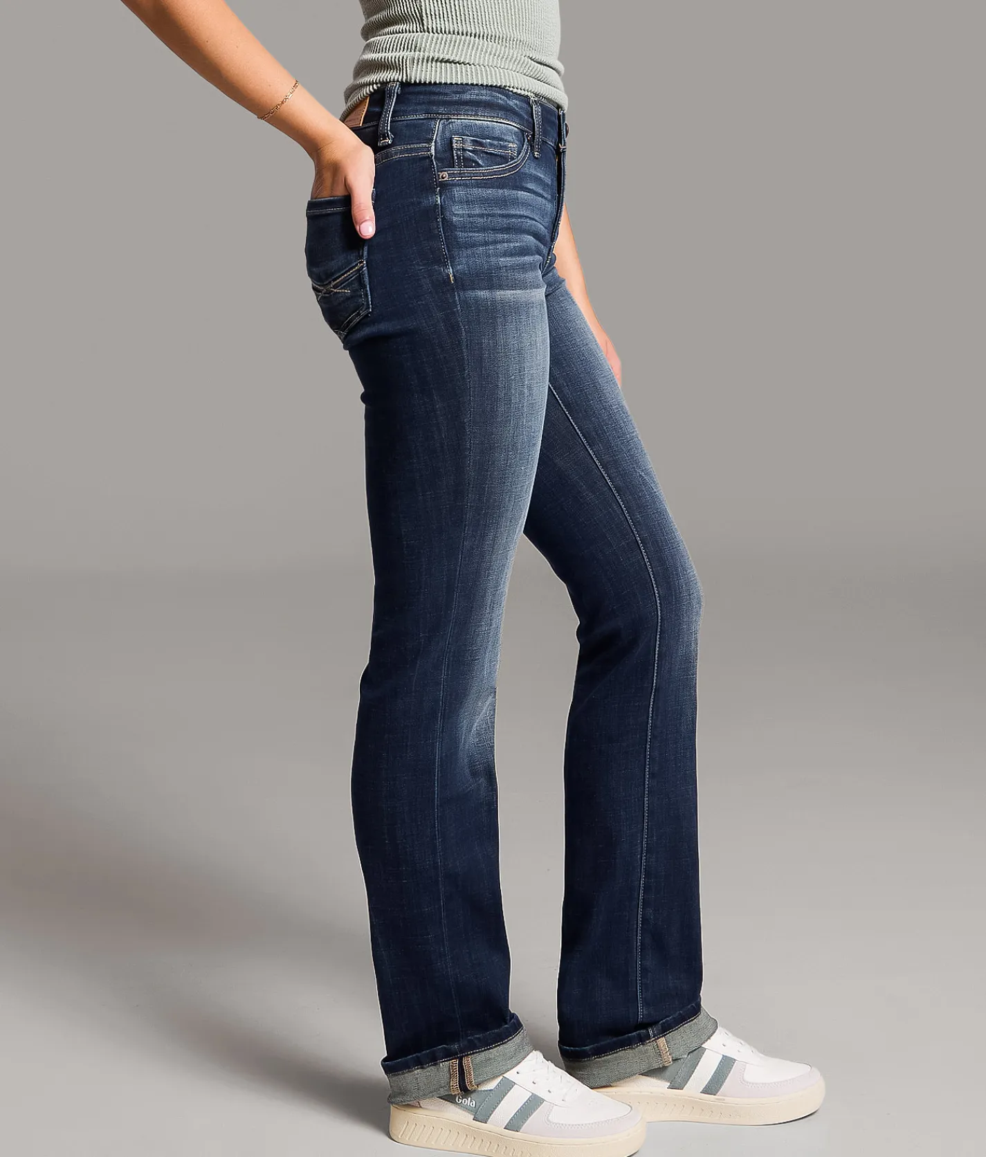 Jeans|Bottoms | BKE Payton Straight Stretch Cuffed Jean Busby