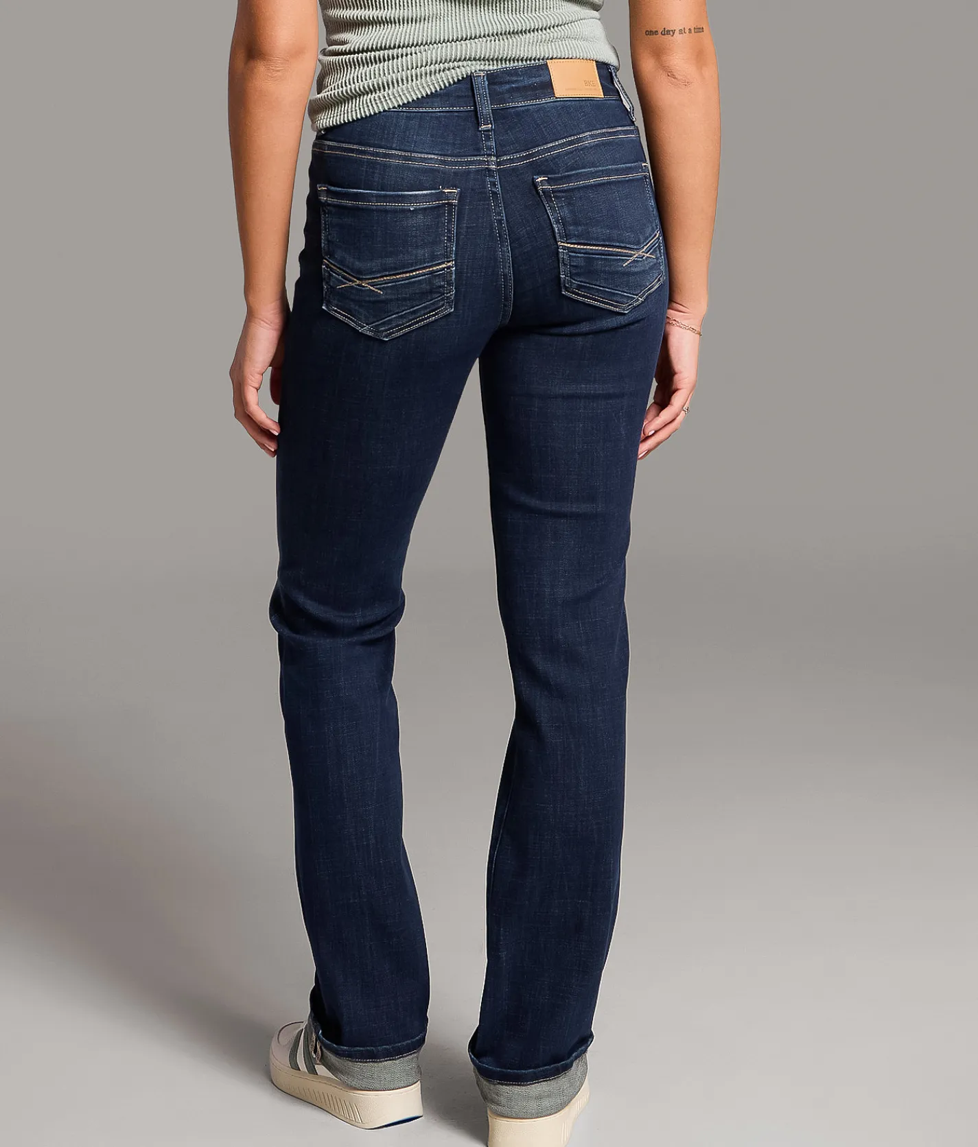 Jeans|Bottoms | BKE Payton Straight Stretch Cuffed Jean Busby