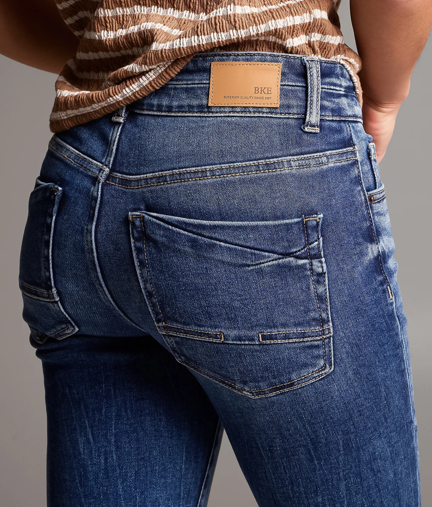 Bottoms | BKE Payton Straight Stretch Jean Velez 8