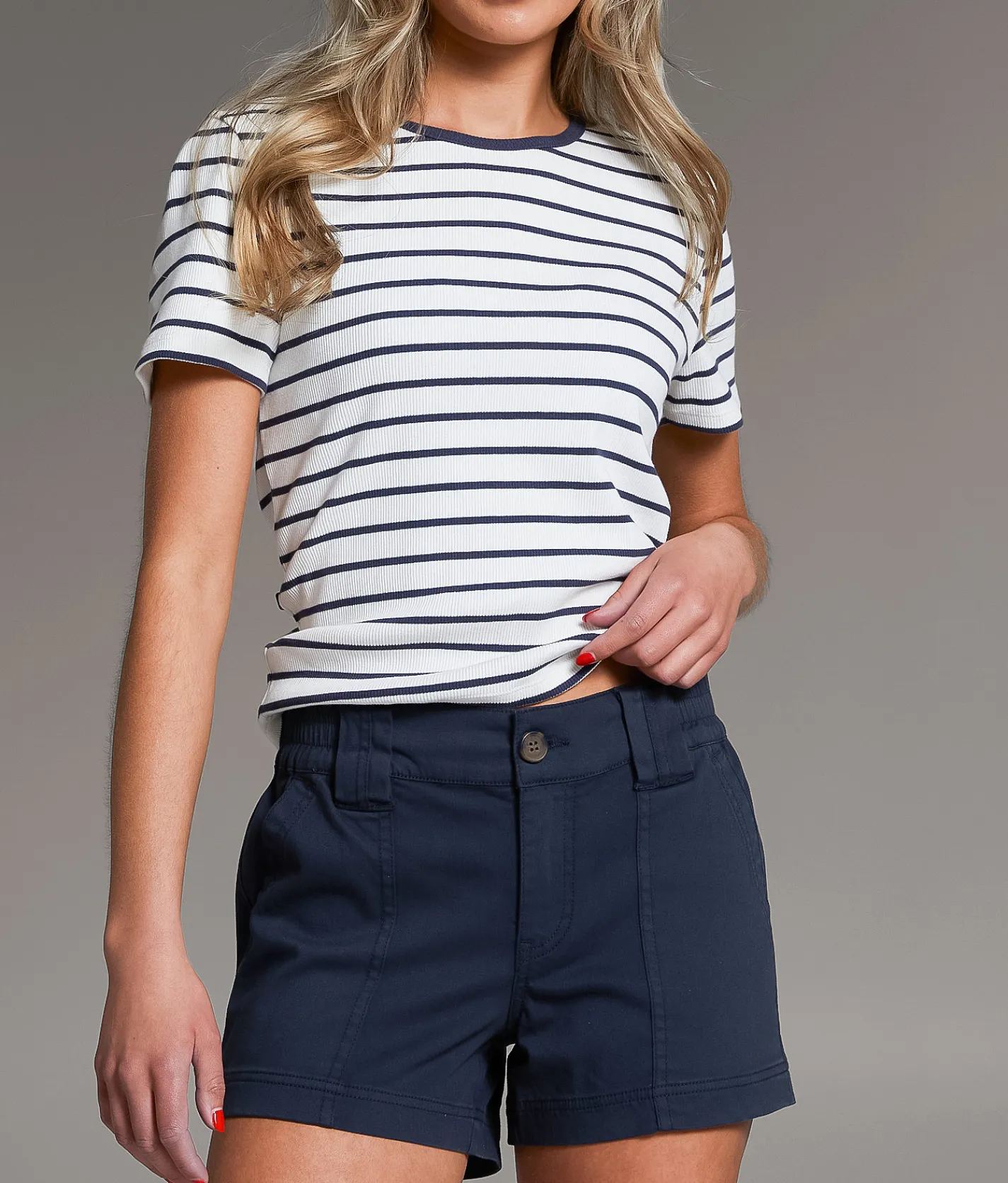 BKE Payton Stretch Short India Ink Clearance