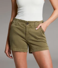 BKE Payton Stretch Short Gothic Olive Hot