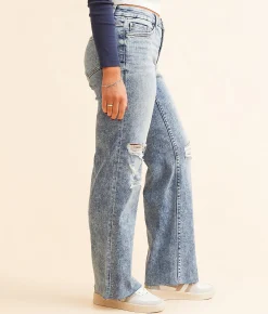 BKE Payton Wide Leg Stretch Jean Germano Hot