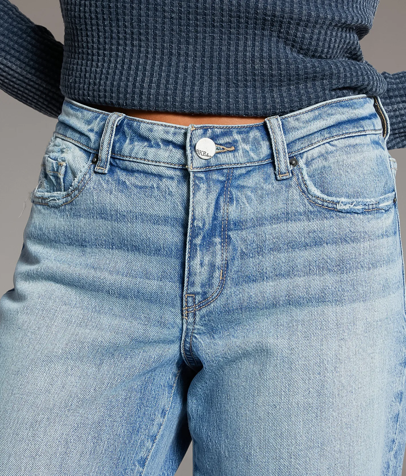 BKE Payton Wide Leg Stretch Jean Lawry Best