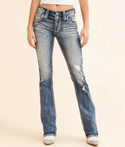 Jeans|Bottoms | Rock Revival Pearla Mid-Rise Boot Stretch Jean Pearla MB200