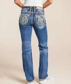 Rock Revival Pearla Universal Straight Stretch Jean Pearla NJ201 Hot