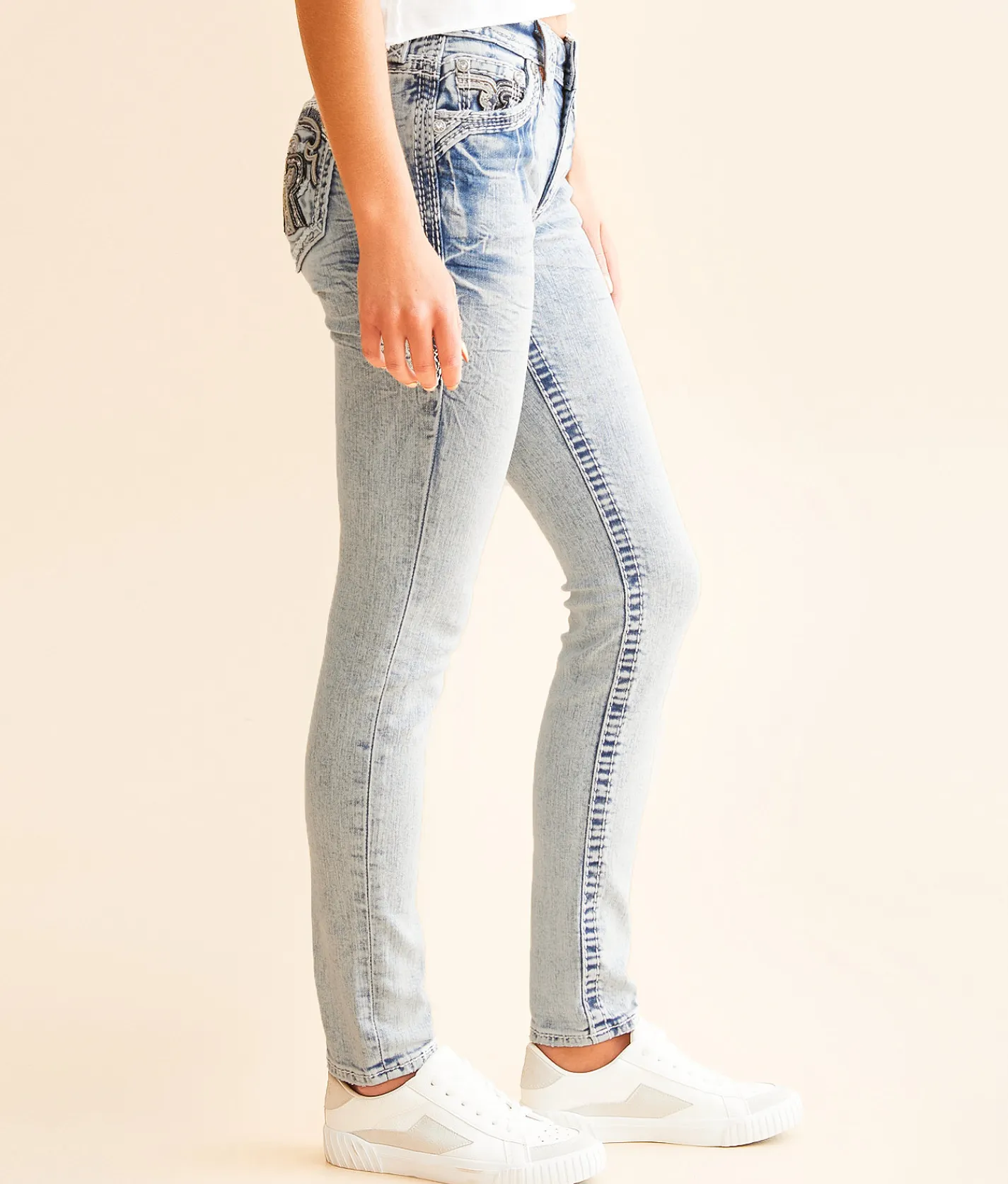 Jeans|Bottoms | Rock Revival Pearlie Mid-Rise Skinny Stretch Jean Pearlie MS204