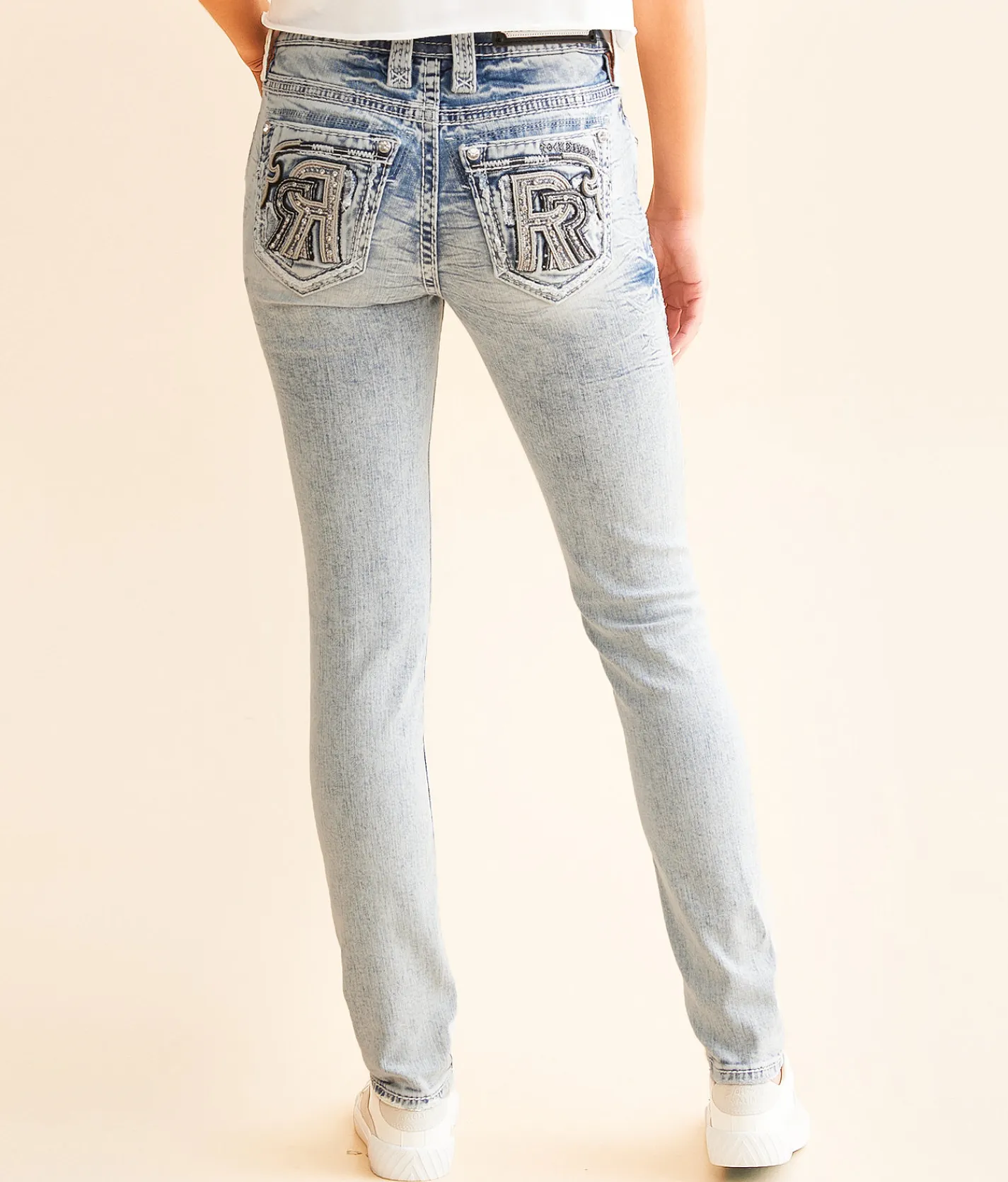 Jeans|Bottoms | Rock Revival Pearlie Mid-Rise Skinny Stretch Jean Pearlie MS204