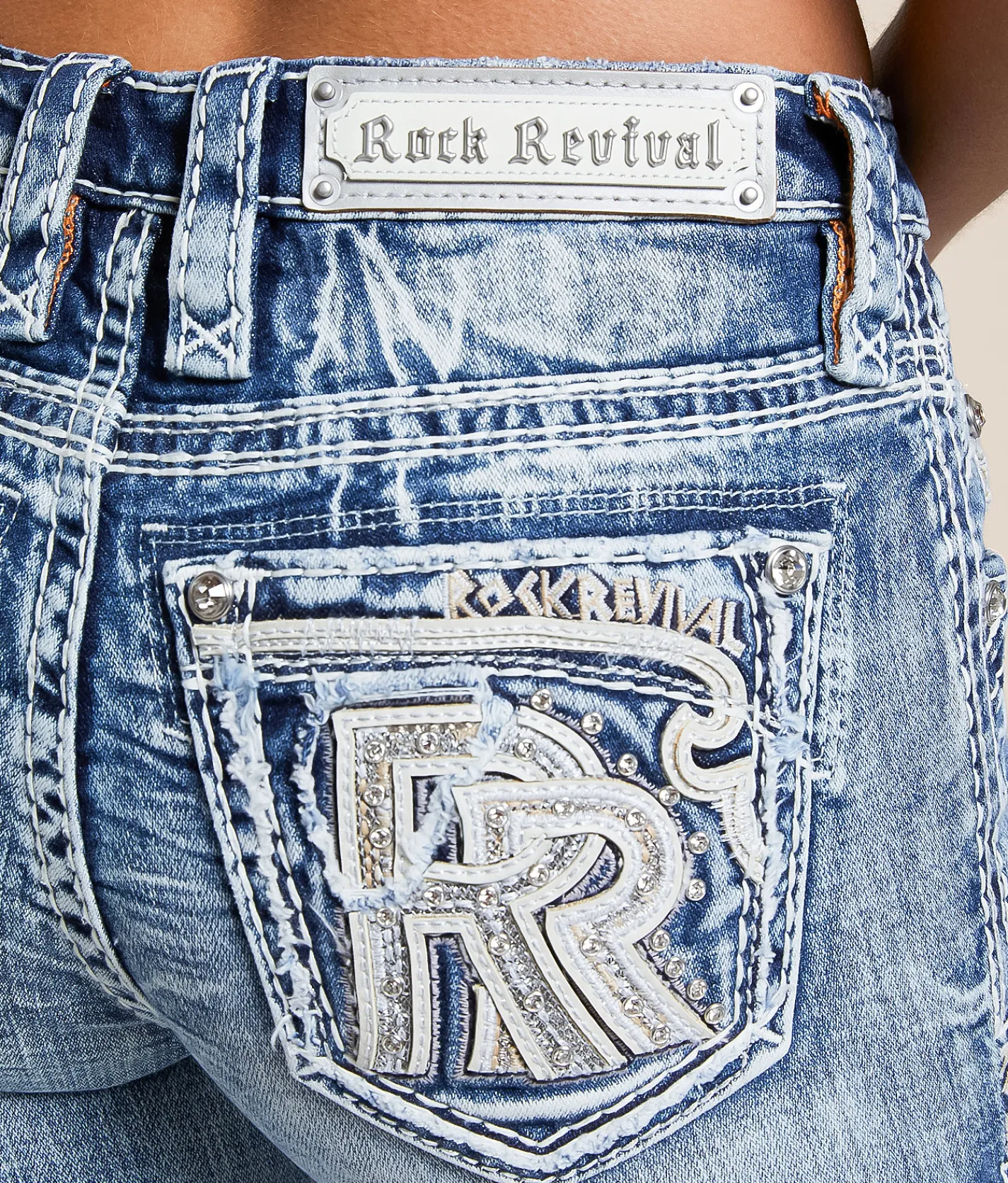 Rock Revival Pearlie Mid-Rise Tailored Boot Stretch Jean Pearlie MT207 Discount