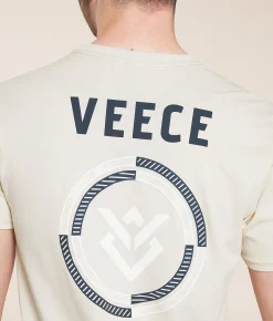 Veece Peer Through T-Shirt Sand Heather Clearance