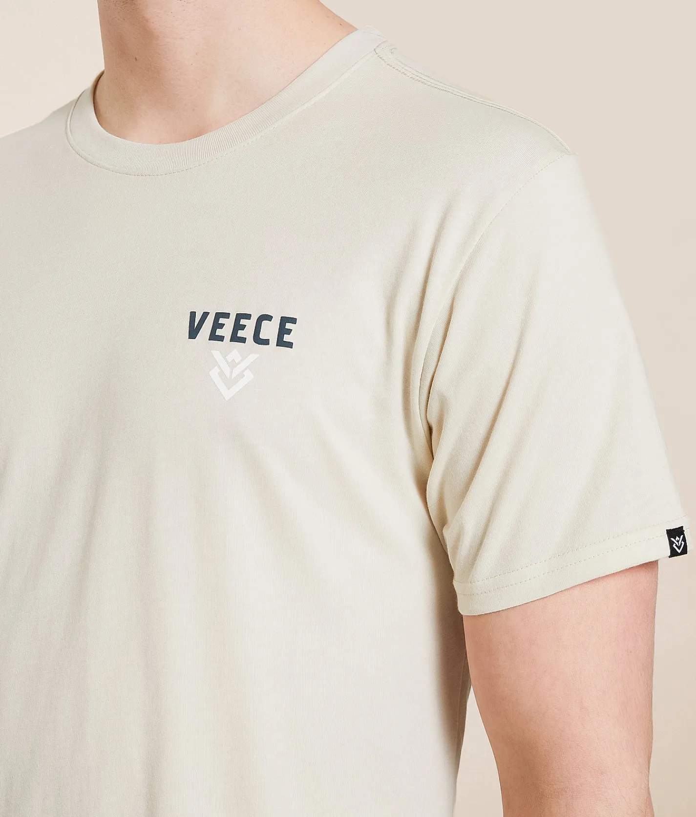 Veece Peer Through T-Shirt Sand Heather Clearance