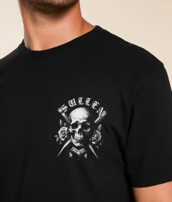 Tops|Graphic T-Shirts | Sullen Pena T-Shirt Jet Black