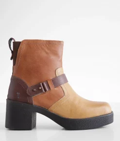Roan by Bed Stu Penultimate Leather Ankle Boot Cafe Latte HD New