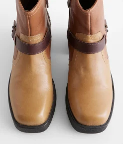 Roan by Bed Stu Penultimate Leather Ankle Boot Cafe Latte HD New