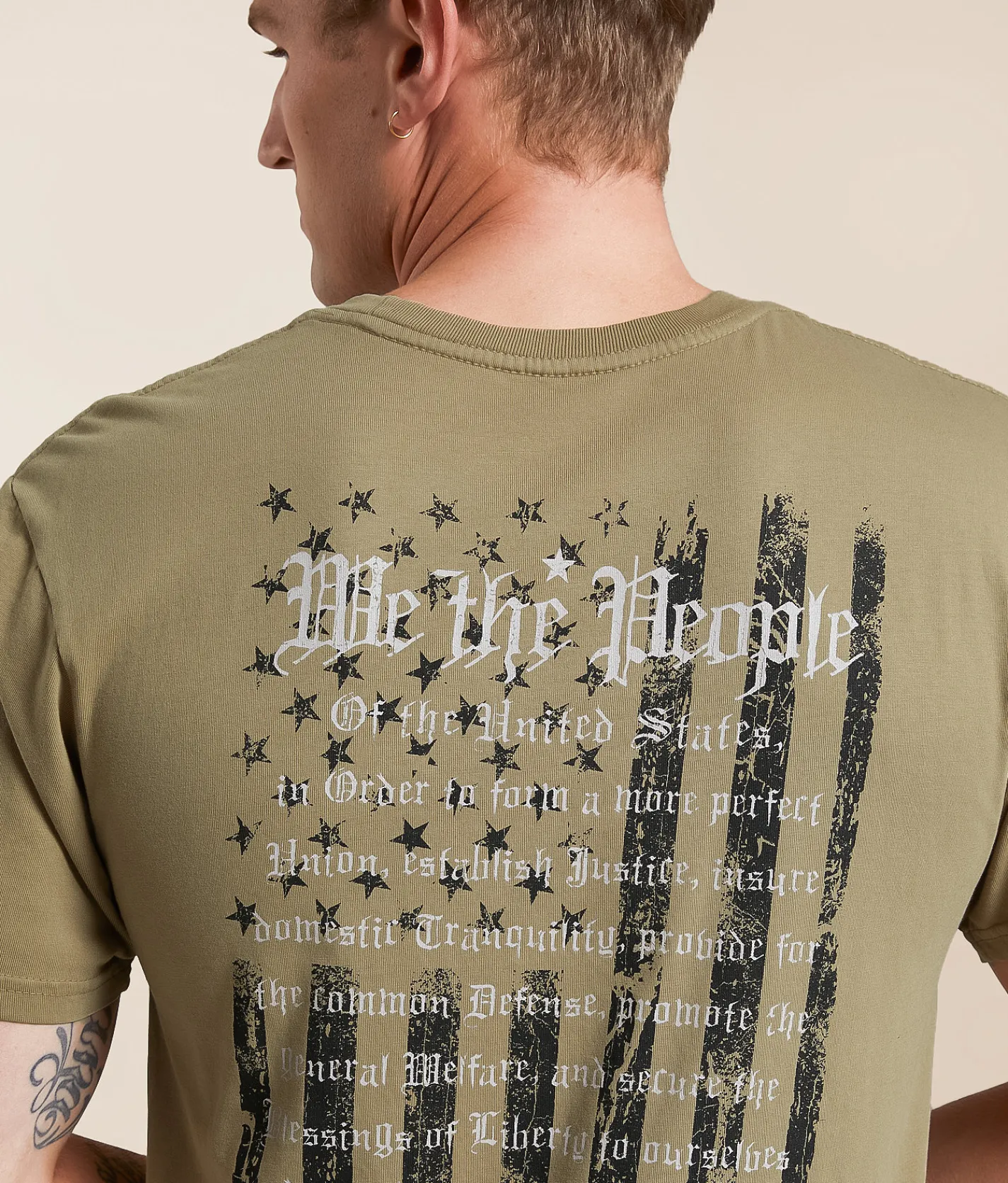 Howitzer People Creed T-Shirt Camel Sale
