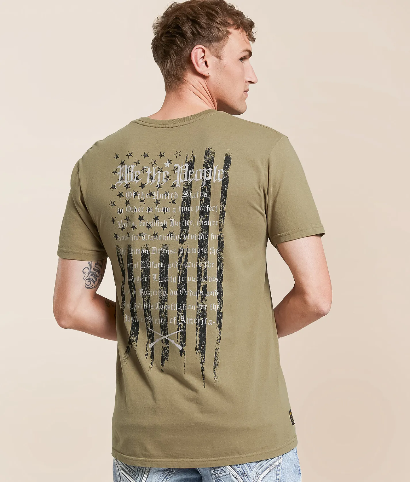 Howitzer People Creed T-Shirt Camel Sale