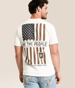 Tops | Howitzer People Stamp T-Shirt Antique White