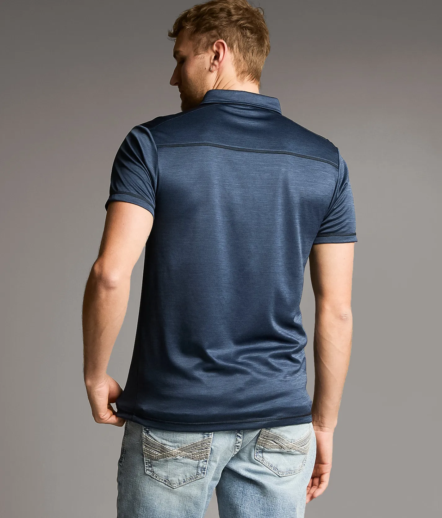 BKE Performance Polo Navy Hot