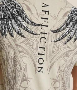 Affliction Peter T-Shirt Sand Lava Wash