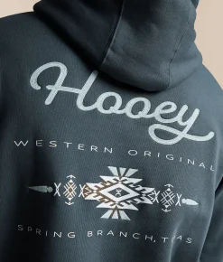 Hooey Peyote Hooded Sweatshirt Navy Best