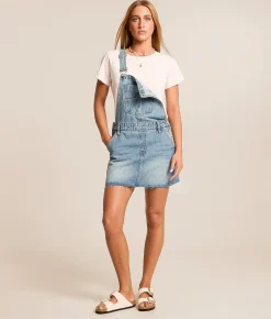 HIDDEN Peyton Overall Skirt Stinson Beach New
