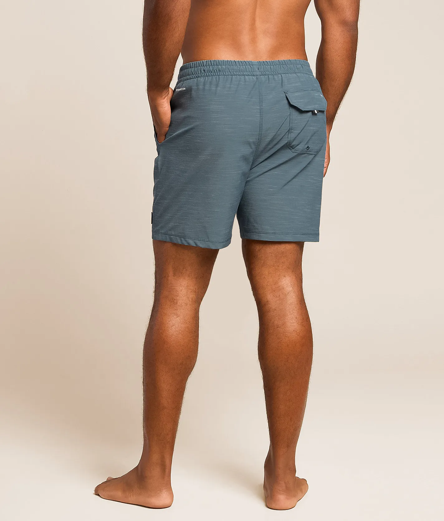 Hurley Phantom Eco Slub Stretch Swim Trunks Grey Teal Clearance