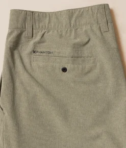 Hurley Phantom Microcheck Hybrid Stretch Short Olive Sale