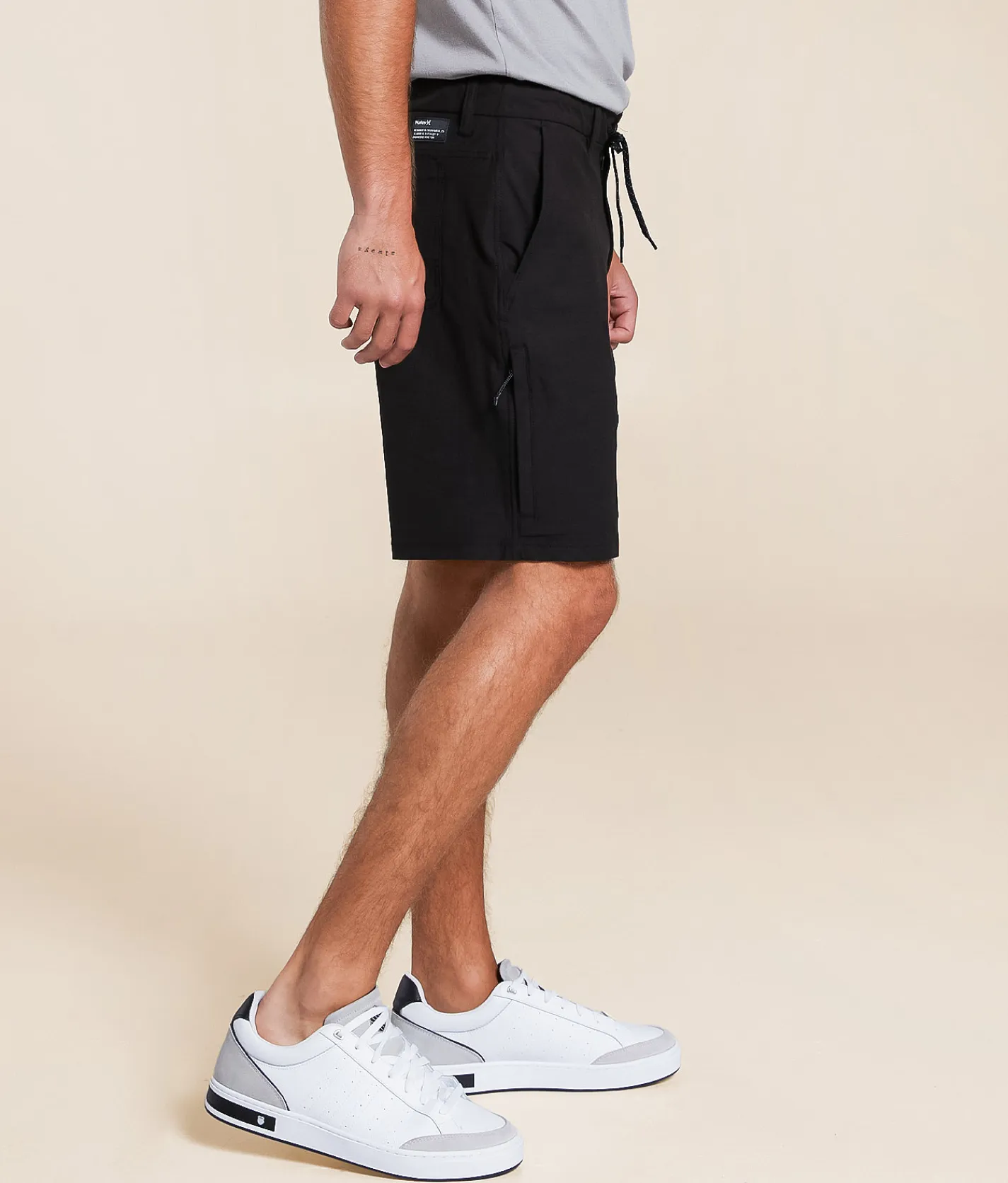 Bottoms|Shorts | Hurley Phantom Nomad Stretch Short Black