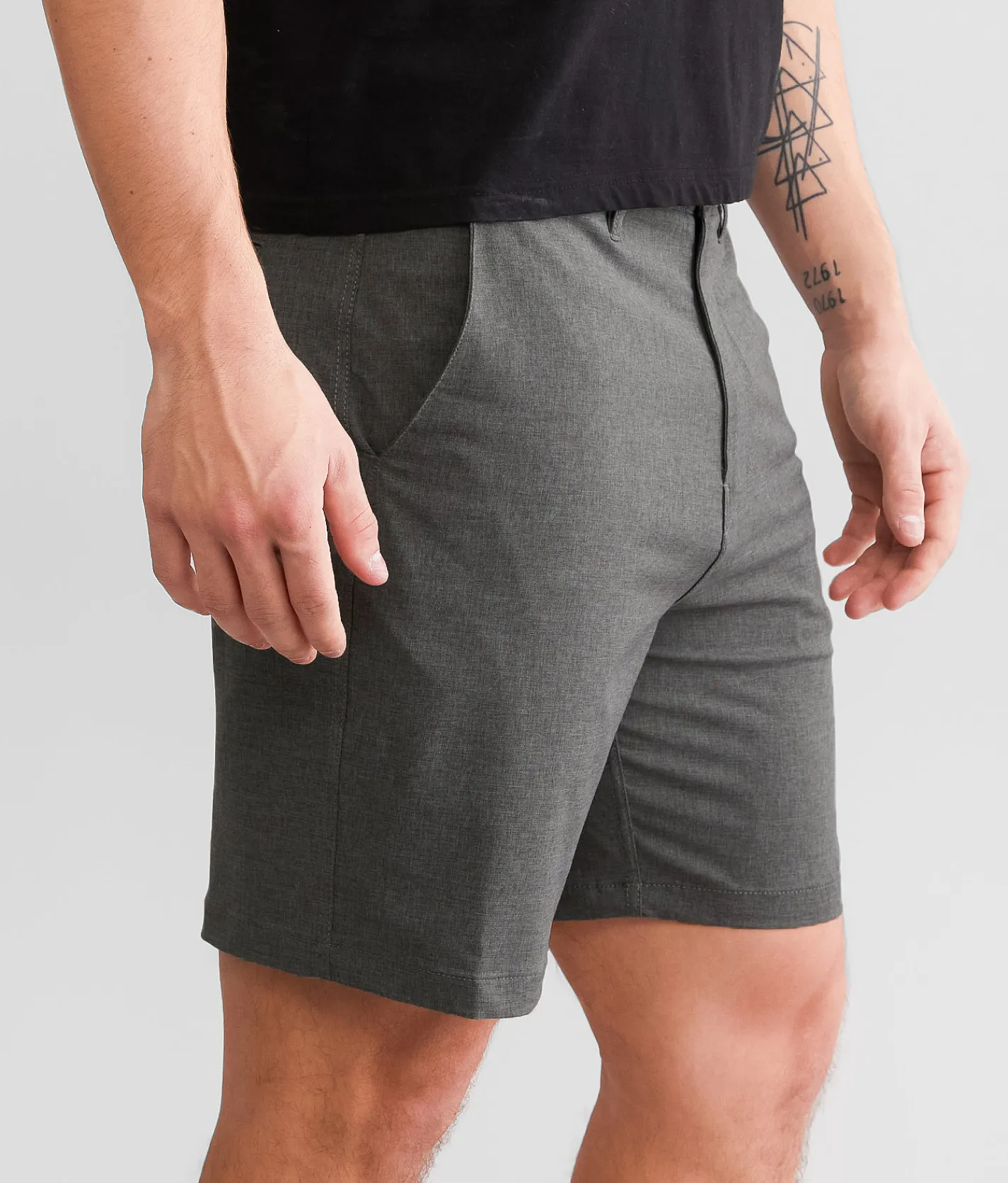 Hurley Phantom Stretch Walkshort Heather Black Discount