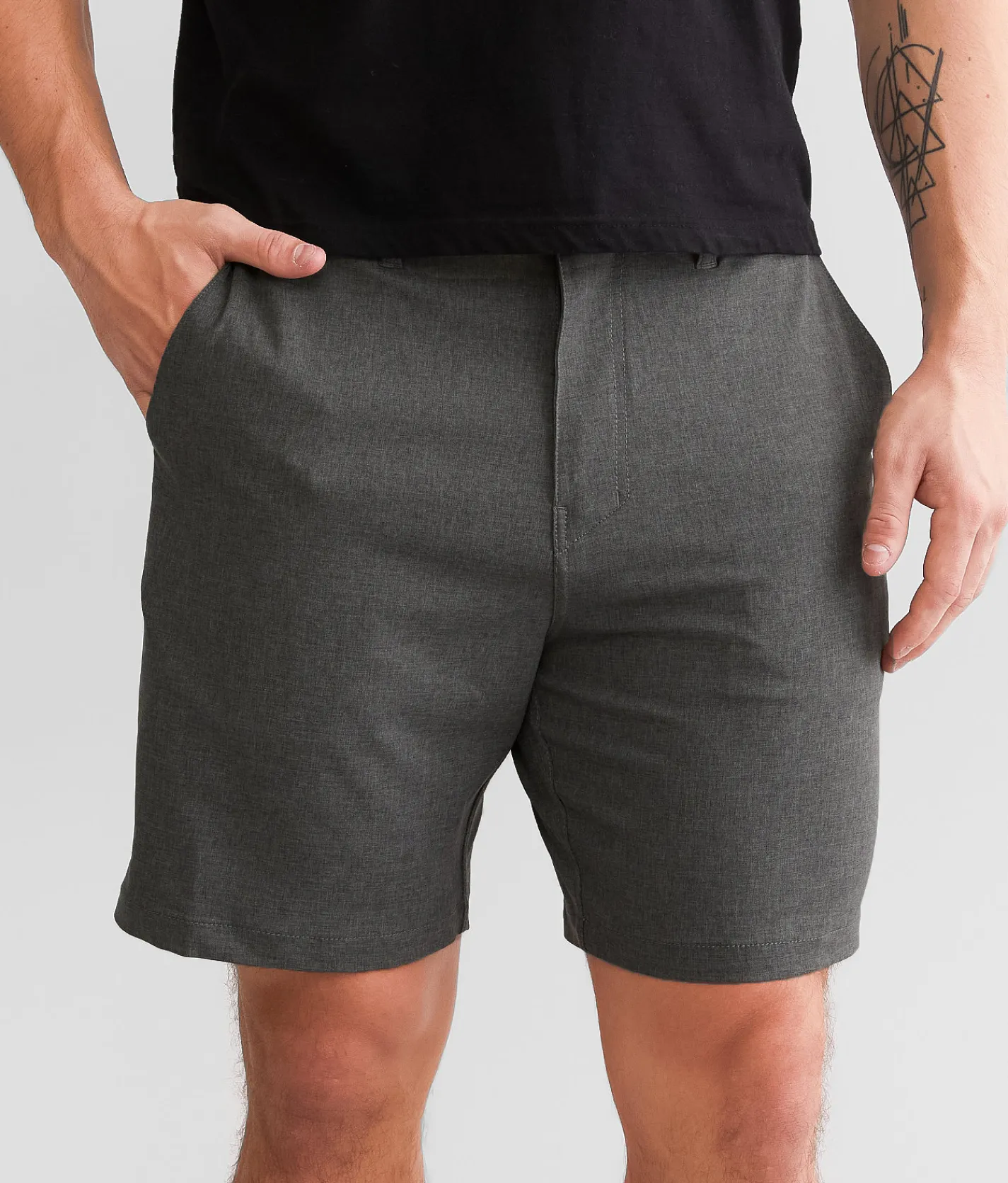 Hurley Phantom Stretch Walkshort Heather Black Discount