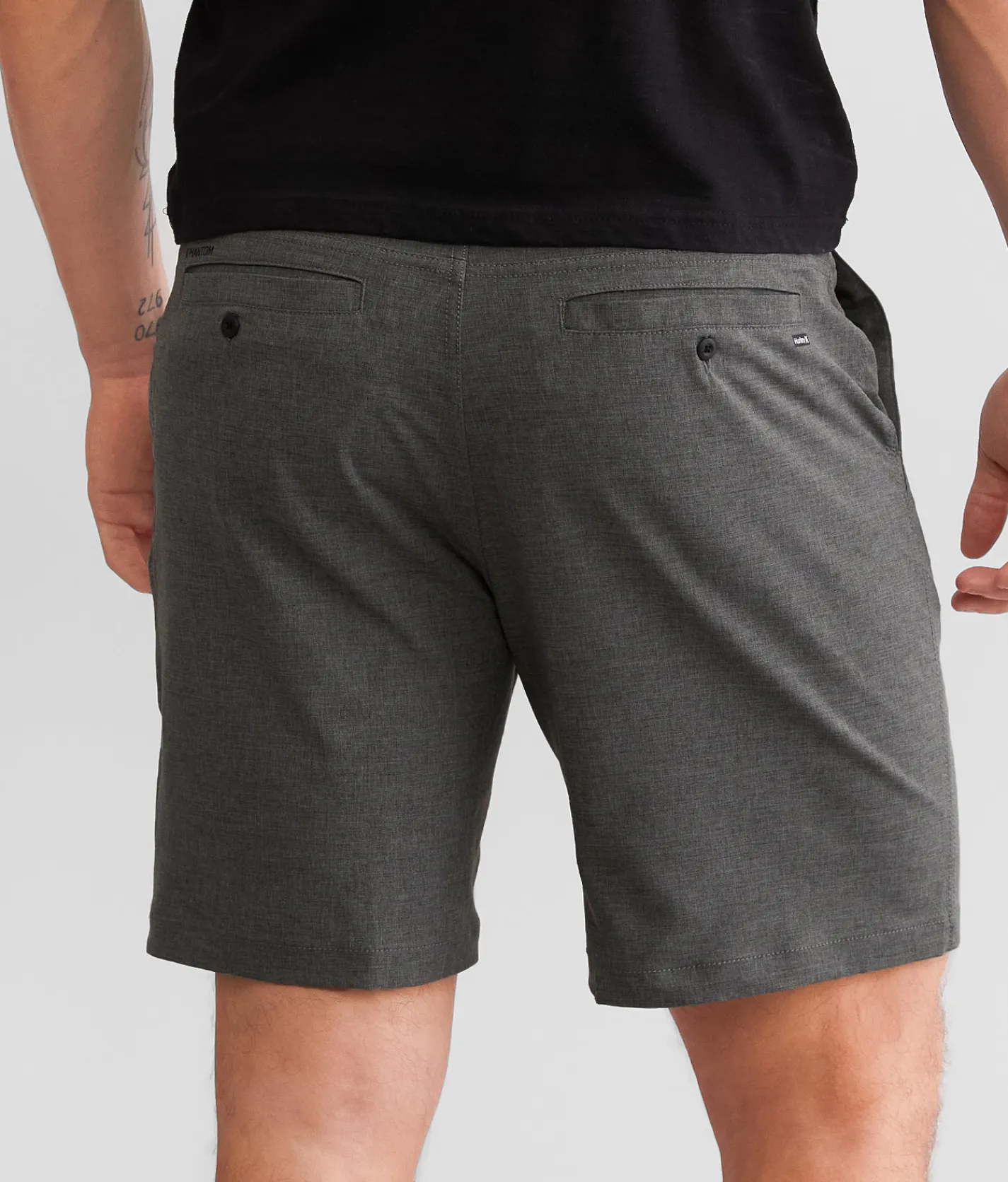 Hurley Phantom Stretch Walkshort Heather Black Discount