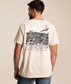 Fieldstone Pheasant T-Shirt Moonbeam Hot