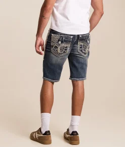 Bottoms|Shorts | Rock Revival Philippe Stretch Short Philippe H205