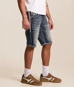 Bottoms|Shorts | Rock Revival Philippe Stretch Short Philippe H205