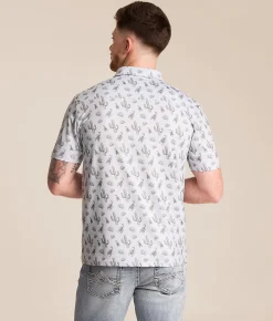 Flomotion Phoenix Open Calypso Cactus Performance Polo Grey Discount