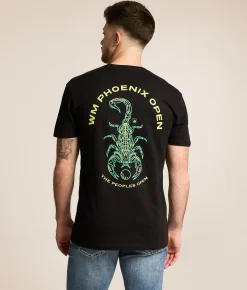 Graphic T-Shirts | Flomotion Phoenix Open Neon Scorpion T-Shirt Black