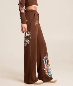 Ed Hardy Phoenix Y2K Sweatpant Cocoa Hot