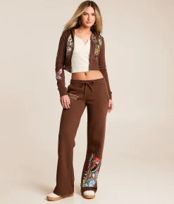 Ed Hardy Phoenix Y2K Sweatpant Cocoa Hot