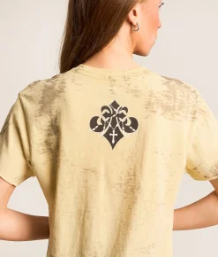 Affliction Pictoral T-Shirt Mellow Yellow Sale