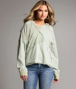BKE Pieced Hoodie Abyss Sale
