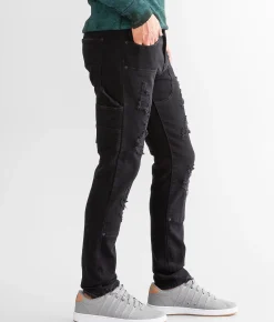 Sale Jeans|Bottoms | PREME Pieced Skinny Stretch Jean Black