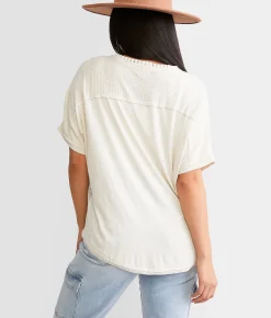 BKE Pieced Top Black New