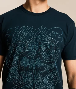 Tops|Graphic T-Shirts | Affliction Piercing Truth T-Shirt Obsidian