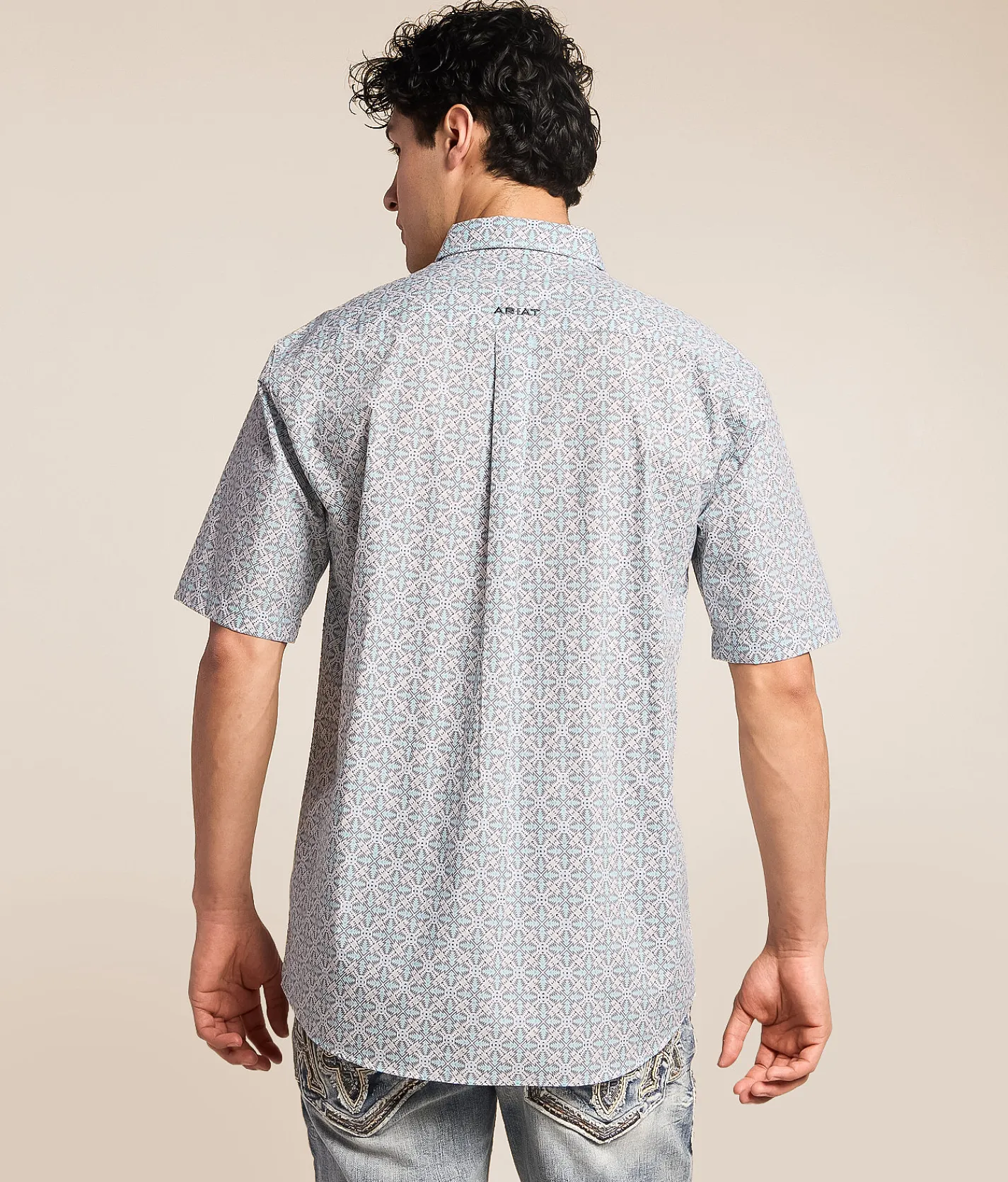 Ariat Pier Classic Western Shirt Blue Elixir Discount