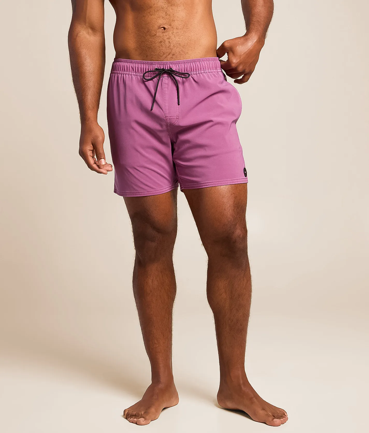RVCA Pigment Stretch Swim Trunks Rose Shadow Best