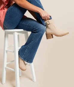 Shoes | Soda Pillow Chelsea Ankle Boot Beige