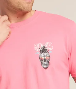 Tops|Graphic T-Shirts | Sullen Pineapple Paradise T-Shirt Pink Carnation