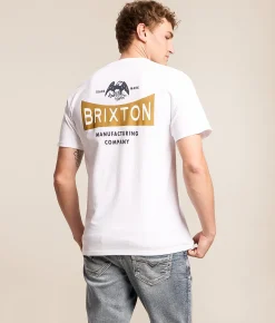 Tops|Graphic T-Shirts | Brixton Pinnacle T-Shirt White